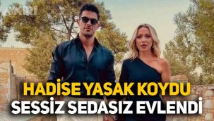 Hadise ve Mehmet Dinçerler, Çırağan Sarayı'nda sessiz sedasız evlendi