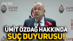 İçişleri ve Göç İdaresi'nden Ümit Özdağ hakkında suç duyurusu!