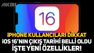 iPhone kullanıcıları dikkat: iOS 16'nın çıkış tarihi belli oldu, işte gelecek özellikler sızdırıldı!