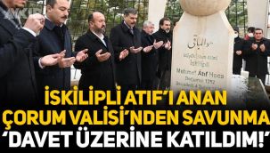 İskilipli Atıf'ı anan Çorum Valisi Mustafa Çiftçi'den savunma:
