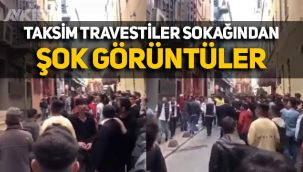 İstanbul Taksim'de çekilen görüntüler tartışma konusu oldu! Esnaftan tepki