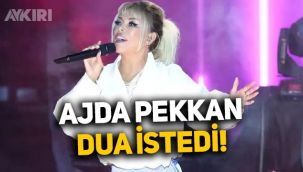 İzmir'de konser veren Ajda Pekkan dua istedi