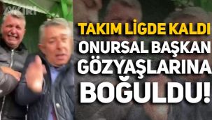 Karaman Futbol Kulübü ligde kaldı, onursal başkan gözyaşlarına boğuldu