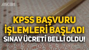 KPSS başvuruları başladı! KPSS başvuru ücreti ne kadar? KPSS sınav tarihleri