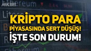 Kripto para piyasasında son durum! Coinler sert düştü, Bitcoin 30 bin doların altında