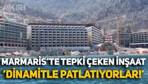 Marmaris Kızılbük Koyu'ndaki otel inşaatına tepki: