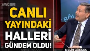 Melih Gökçek'in canlı yayındaki halleri gündem oldu