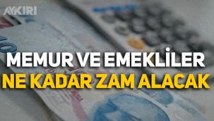 Memur ve emekli maaşlarına ne kadar zam gelecek? Son oran belli oldu