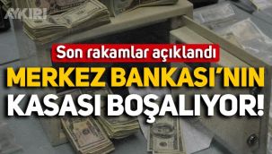Merkez Bankası'nın kasası boşalıyor: Swap hariç net rezerv eksi 55,1 milyar dolara düştü!