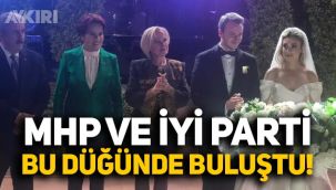 MHP ve İYİ Parti bu düğünde buluştu: Meral Akşener ve Mustafa Destici nikah şahidi oldu