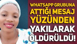Nijerya'da dini mesaj paylaşılmasını eleştiren Deborah Samuel isimli kadın öğrenci katledildi