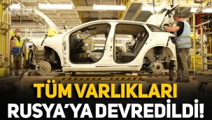 Otomotiv devi Renault'un varlıkları Rus devletine devredildi