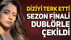 Oyuncu Sıla Türkoğlu dizi setini terk etti, sezon finali dublörle çekildi!
