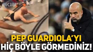 Pep Guardiola'yı hiç böyle görmediniz: Manchester City'nin şampiyonluk kutlamalarının önüne geçti