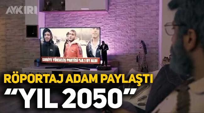 Röportaj Adam'dan Suriyeli göndermesi: "Yıl 2050"