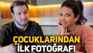 Şahan Gökbakar'ın çocuklarından ilk fotoğraf
