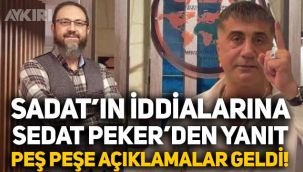 Sedat Peker sessizliğini bozdu, SADAT Başkanı Melih Tanrıverdi'nin iddialarına yanıt verdi