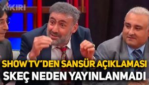 Show TV'den Nureddin Nebati skeci hakkında açıklama: Neden yayınlanmadı?