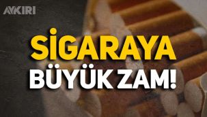 Sigara fiyatlarına büyük zam geldi, işte yeni sigara fiyatları!