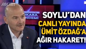 Süleyman Soylu'dan canlı yayında Ümit Özdağ'a ağır hakaret