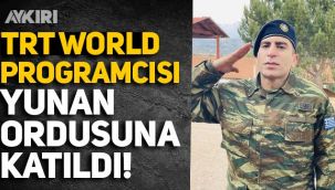 TRT'de program yapan Ahmed Ghoneim Yunan ordusuna katıldı!