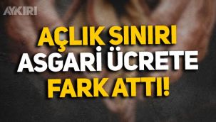 Türk İş açlık ve yoksulluk sınırını açıkladı: Asgari ücrete fark attı!