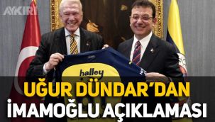 Uğur Dündar'dan Ekrem İmamoğlu ve Fenerbahçe açıklaması