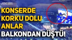 20 yaşındaki genç, konser sırasında metrelerce yükseklikteki balkondan yere düştü