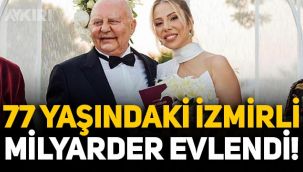 77 yaşındaki İzmirli milyarder Lucien Arkas, 35 yaşındaki Merve Sakallı ile evlendi!