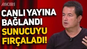 Acun Ilıcalı canlı yayına bağlandı, sunucu Furkan Dede'yi fırçaladı: