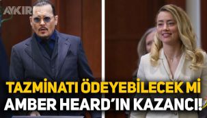 Amber Heard'ın kazancı ne kadar? Johnny Depp'e 15 milyon dolar tazminatı ödeyebilecek mi?