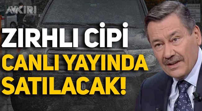 Ankara Büyükşehir Belediyesi, Melih Gökçek'in zırhlı cipini canlı yayında satacak