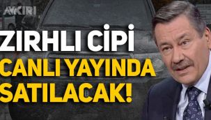 Ankara Büyükşehir Belediyesi, Melih Gökçek'in zırhlı cipini canlı yayında satacak
