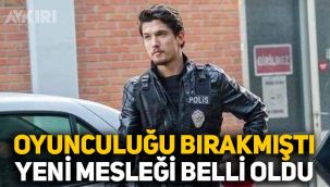 Arka Sokaklar'ın 'Volkan'ı Boğaç Aksoy oyunculuğu bıraktı, yeni mesleği belli oldu