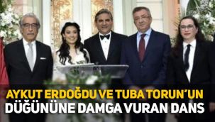 Aykut Erdoğdu ile Tuba Torun evlendi, düğünlerinde yaptıkları dans geceye damga vurdu