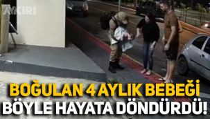 Brezilya'da 4 aylık bebek böyle hayata döndürüldü