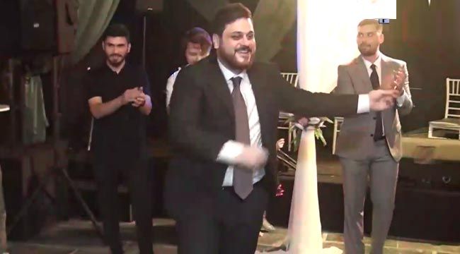 BTP lideri Hüseyin Baş, düğünde kolbastı oynadı