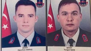 Diyarbakır'dan acı haber: Oğuzhan Arduç ve Turgut İçen şehit oldu