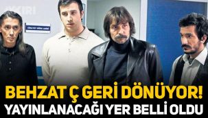 Erdal Beşikçioğlu resmen açıkladı, Behzat Ç geri dönüyor: Yayınlanacağı yer belli oldu