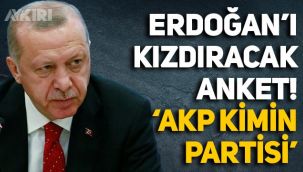 Erdoğan'ı kızdıracak anket: