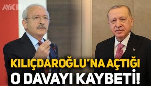 Erdoğan, Kemal Kılıçdaroğlu'na açtığı o davayı kaybetti