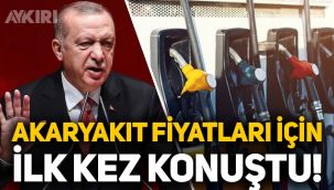 Erdoğan, peş peşe zam gelen akaryakıt fiyatlarıyla ilgili ilk kez konuştu