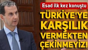 Esad ilk kez konuştu: