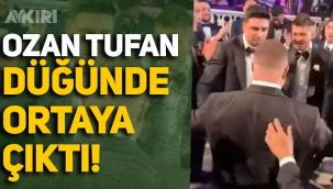 Fenerbahçe'de kadro dışı kalan Ozan Tufan, menajerinin düğününde ortaya çıktı