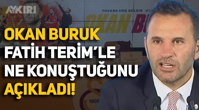 Galatasaray'da Okan Buruk "Fatih Terim beni aradı" dedi, ne konuştuklarını açıkladı