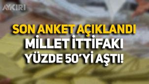 Gezici Araştırma son anketini açıkladı: Millet İttifakı yüzde 50'yi geçti!