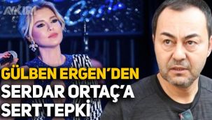 Gülben Ergen'den sahnede düşen Serdar Ortaç'ın sözlerine sert tepki