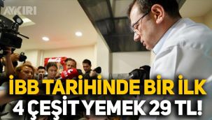 İBB tarihinde bir ilk: Kent Lokantası açıldı, servisi Ekrem İmamoğlu yaptı