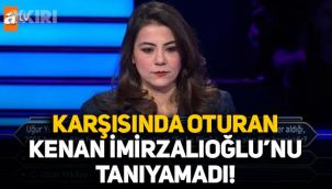 Kim Milyoner Olmak İster'de yarışmacı karşısındaki Kenan İmirzalıoğlu'nu tanıyamadı