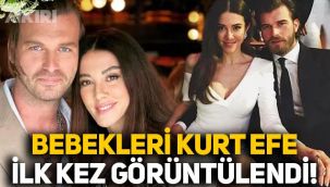 Kıvanç Tatlıtuğ ve Başak Dizer çiftinin bebekleri Kurt Efe ilk kez görüntülendi